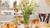 Table decoration with flowers