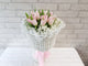 Pink Tulip & Baby Breath Bouquet- BQ865
