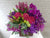 pure seed bk611 3 hydrangeas + 10 matthiolas + 40 mokara orchids + 5 lilies + 2 phalaenopsis orchids flower basket