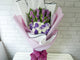Purple Tulip Hand Bouquet - BQ553