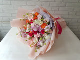 Charm Rose Matthiola Flower Bouquet - HB030