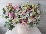 Blush Rose & Hydrangeas Flower Box - BT130
