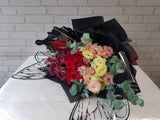 Butterfly Wrap Rose Flower Bouquet - BQ938