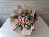 Cappuccino Rose & Carnation Flower Bouquet - BQ992