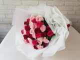 Carnation & Rose Hand Bouquet - HB010