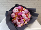 <b> (PRE-ORDER) </b> Fragrant  Peony Hand Bouquet - BQ956
