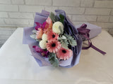 Gerbera & Ping Pong Flower Bouquet - BQ933