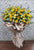 Roses, Eustomas, Gerberas and Lace Flower opening stand