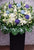 hydrangeas Roses Eustomas Lily Condolences Flower Stand - SY239