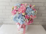 Hydrangeas & Roses Flower Box - BT121