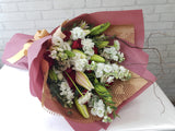 Lilies & Rose Flower Bouquet - HB089