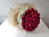 Loving Red Rose Flower Bouquet - BQ968