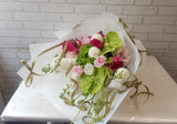 Matcha Anthurium Flower Bouquet - HB061