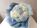 Ocean Charm Hydrangeas Hand Bouquet - HB004