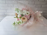 Pastel Rose & Gerbera Hand Bouquet - BQ881