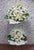 white gerbera, chrysanthemum  Condolences Flower Stand - SY221