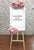 Gerberas and Baby Breath opening stand