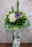 Purple Harmony Condolences Flower Stand - SY126
