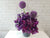 <b> PRE-ORDER</b> Purple Luxury Flower Pot - BT134