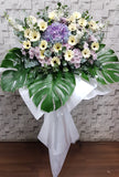 Purple Memoir Sympathy Flower Stand - SY256