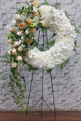 Soft Memorial Condolences Flower Stand - SY231