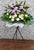 Purple Chrysanthemum Condolences Flower Stand - SY245