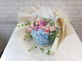 Stylish Rose Hydrangea Flower Bouquet - HB037
