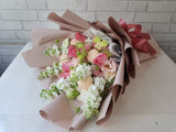 Sweet Champagne Flower Bouquet - HB009
