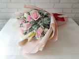 Sweet Lily & Rose Hand Bouquet - HB028
