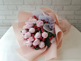 Sweet Pink Rose Flower Bouquet - BQ970