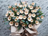 Champagne Gerbera Garden Opening Wood Stand - OP245