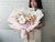 Champagne Rose Phalaenopsis Flower Bouquet - HB026