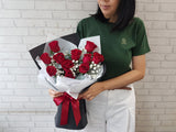 Classic Red Rose Standing Bouquet - BT123