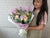 Delicate Rose & Eustoma Flower Bouquet - HB070