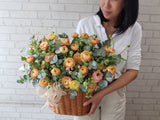 Exquisite Ranunculus Flower Basket - BT117