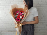 Gerbera & Carnation Flower Bouquet - HB013