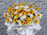 Golden Remembrance Wreath Stand - SY310
