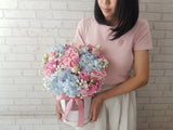 Hydrangeas & Roses Flower Box - BT121
