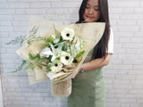 Minimalist Lily Gerbera Flower Bouquet - HB090