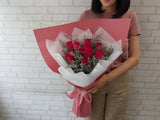 Passionate Rose & Caspia Flower Bouquet - BQ887
