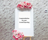 Pink Gerbera Easel Opening Stand - OP229