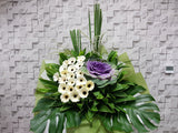 Purple Harmony Condolences Flower Stand - SY126