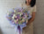 Purple Hydrangea & Rose Standing Bouquet - BT143
