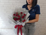 Romance Red Rose Flower Bouquet - HB053