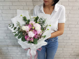 <b>(PRE-ORDER) </b> Stunning Peony Hand Bouquet - BQ971