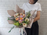 Sweet & Dainty Rose Daisy Flower Bouquet - BQ922