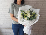Timeless Rose Eustoma Flower Bouquet - HB035