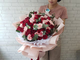 Unconditional 50 Rose Flower Bouquet - BQ984