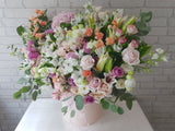 Blush Rose & Hydrangeas Flower Box - BT130