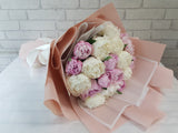 <b> (PRE-ORDER) </b> Breathtaking Beauty Peony Hand Bouquet - BQ884